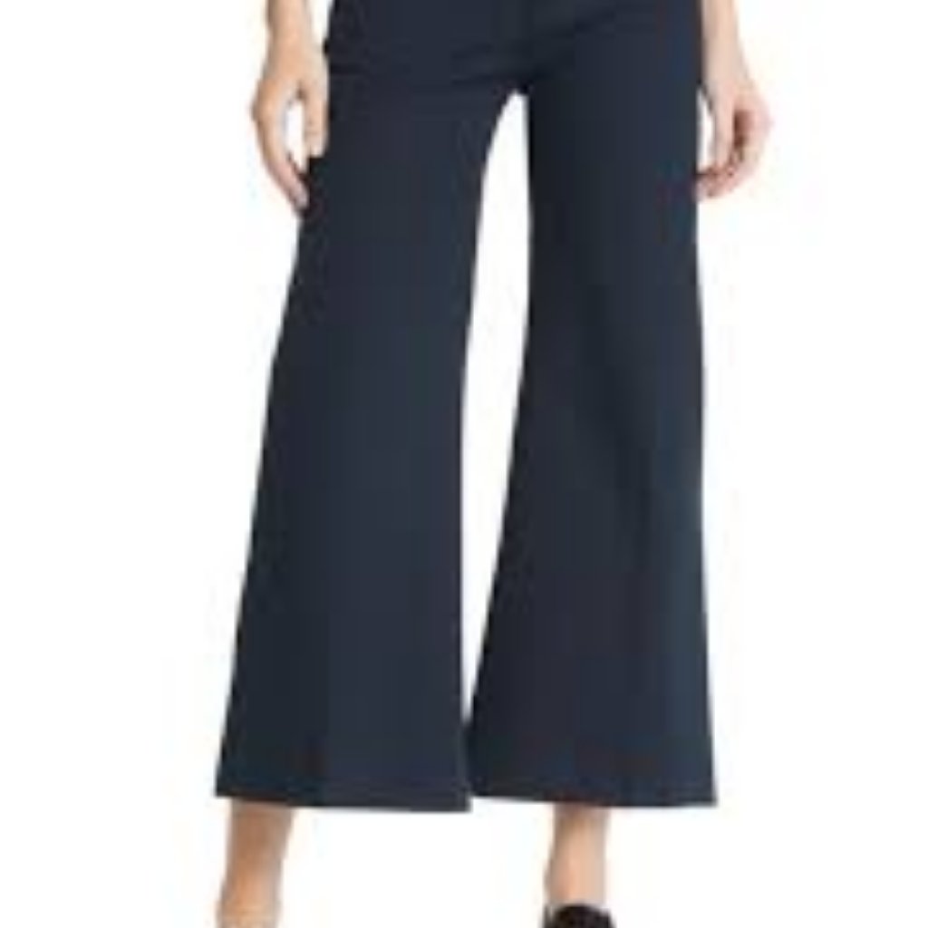 Frame Le Crop Palazzo Trousers Navy Blue Size 8 (31" Waist) Approx. Career Wear